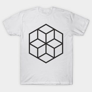 q-bert pattern cube box T-Shirt